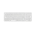 RAPOO Klávesnice E9310M, Bezdrátová 2.4GHz, Bluetooth, CZ/SK, bílá
