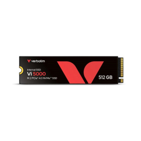 VERBATIM SSD Vi5000 Internal PCIe NVMe M.2 SSD 512GB , W2500/ R 5000 MB/s VERBATIM SSD Vi5000 Internal PCIe NVMe M.2 SSD 512GB , W2500/ R 5000 MB/s