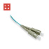 LYNX duplexní patch kabel MM, OM3, SC/SC, 50/125µm, 0,5m
