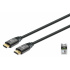 Manhattan kabel HDMI s Ethernetem, HDMI Male na Male, 1m, černá