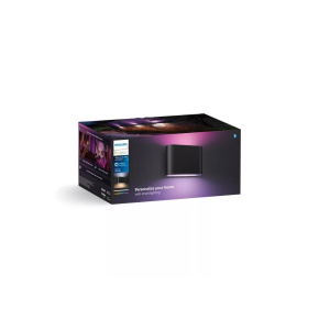 PHILIPS Dymera nástěnné svítidlo, HUE 220-240 V, 1020 lm, černá PHILIPS Dymera nástěnné svítidlo, HUE 220-240 V, 1020 lm, černá