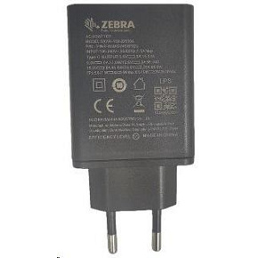 Zebra Wall Adapter, USB-C, EU Zebra Wall Adapter, USB-C, EU