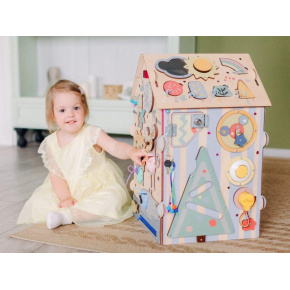 Svítící activity board domeček - ZOO pastel Svítící activity board domeček - ZOO pastel