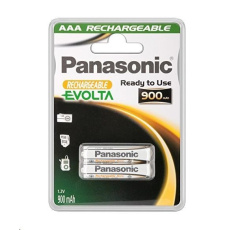 PANASONIC Nabíjecí baterie EVOLTA (Ready to Use - pro Náročné podmínky) HHR-4XXE/2BC 900mAh AAA 1,2V (Blistr 2ks)