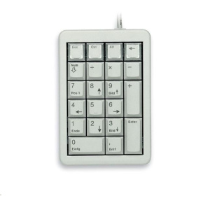 CHERRY numerická klávesnice G84-4700, USB, šedá
