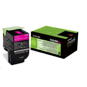 LEXMARK purpurový toner 702HM pre CS310/410/510 z programu Lexmark Return (3 000 strán) LEXMARK purpurový toner 702HM pre CS310/410/510 z programu Lexmark Return (3 000 strán)