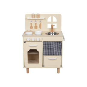 Dětská dřevěná kuchyňka s okýnkem Dětská dřevěná kuchyňka s okýnkem