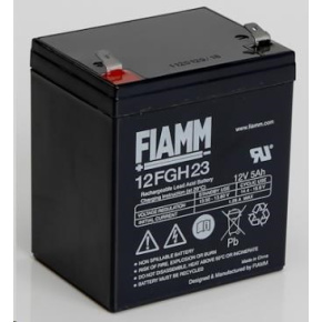 Batéria - Fiamm 12 FGH 23 (12V/5,0Ah - Faston 250), životnosť 5 rokov