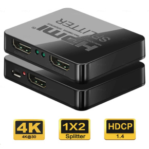 PREMIUMCORD HDMI splitter 1-2 porty, napájanie USB, 4K, FULL HD, 3D PREMIUMCORD HDMI splitter 1-2 porty, napájanie USB, 4K, FULL HD, 3D