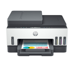 HP All-in-One Ink Smart Tank 750 (A4, 15/9 strán za minútu, USB, Wi-Fi, Ethernet, tlač, skenovanie, kopírovanie, ADF, obojstranný podávač)