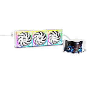 BAZAR - THERMALTAKE Vodní chladič MAGCurve 360 Ultra Snow Edition, 3x120mm ARGB, bílá, rozbaleno