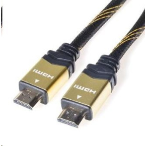 PREMIUMCORD Gold HDMI High Speed + Ethernet kábel (v1.4), opletené, pozlátené konektory, 10 m PREMIUMCORD Gold HDMI High Speed + Ethernet kábel (v1.4), opletené, pozlátené konektory, 10 m