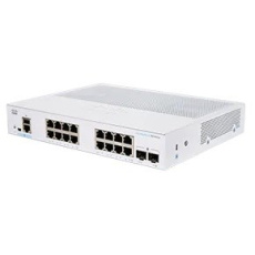 Prepínač Cisco CBS350-16T-E-2G, 16xGbE RJ45, 2xSFP, bez ventilátora