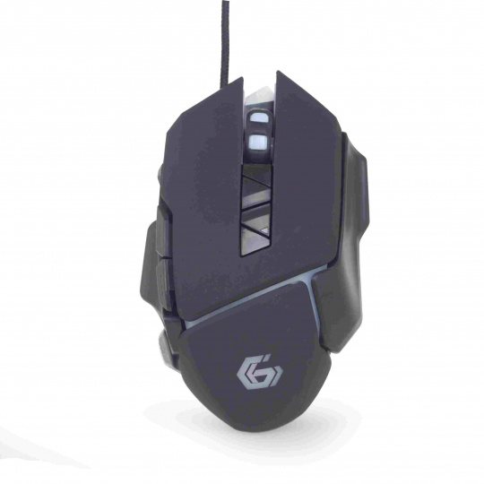 GEMBIRD myš MUSG-06, herná, optická, programovateľná, 4000DPI, USB