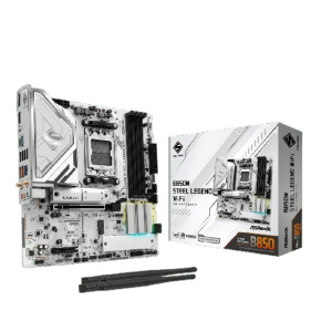 ASRock MB Sc AM5 B850M Steel Legend WiFi, AMD B850, 4xDDR5, 1xDP, 1xHDMI, WiFi, mATX