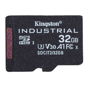 Karta Kingston 32GB microSDHC Industrial C10 A1 pSLC v jednom balení
