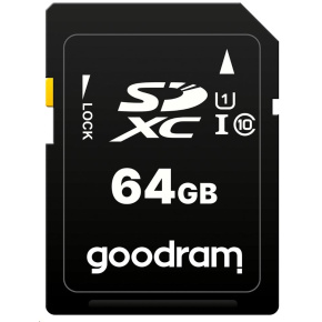 Karta GOODRAM SDXC 64 GB (R:100/W:10 MB/s) UHS-I Class 10