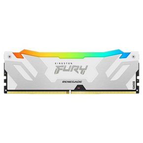 KINGSTON DIMM DDR5 24GB 8000MT/s CL38 FURY Renegade RGB White KINGSTON DIMM DDR5 24GB 8000MT/s CL38 FURY Renegade RGB White