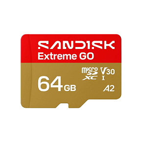SanDisk micro SDXC karta 64GB Extreme GO (170 MB/s , UHS-I U3 V30)