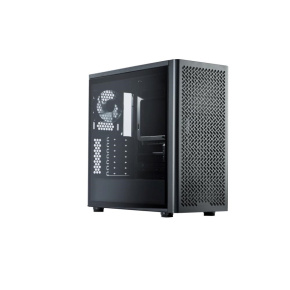 Cooler Master case Elite 502 Lite, Průhledná bočnice, ATX, 1x 120mm Fan, černá Cooler Master case Elite 502 Lite, Průhledná bočnice, ATX, 1x 120mm Fan, černá