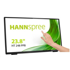 HANNspree MT LCD HT248PPB 23,8" dotykový displej, 1920x1080, 16:9, 250cd/m2, 3000:1 / 10M:1, 8ms