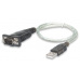 MANHATTAN prevodník USB na sériový port (USB AM / DB9M, RS232), blister
