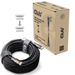 Club3D Kabel aktivní hybridní optický HDMI 2.1 8K60Hz/4K120Hz, (M/M), 50m