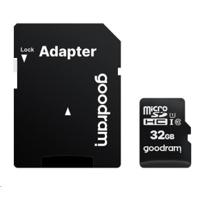 Karta GOODRAM MicroSDHC 32GB M1AA, UHS-I Class 10, U1 + adaptér