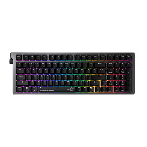 ASUS klávesnice ROG Strix Morph 96 WL, Mechanická, Bezdrátová, US, černá