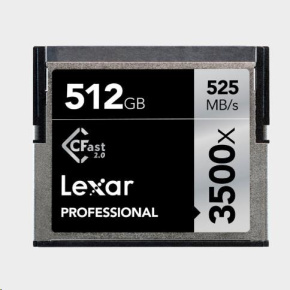 Lexar Pro 3500X Cfast (VPG-130) R525/W445 512GB