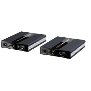 PREMIUMCORD HDMI extender s USB na 60 m cez jeden kábel Cat5/6, bez oneskorenia PREMIUMCORD HDMI extender s USB na 60 m cez jeden kábel Cat5/6, bez oneskorenia