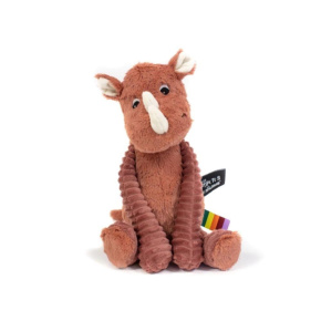 Plyšový nosorožec, hnědooranžová Plyšový nosorožec, hnědooranžová