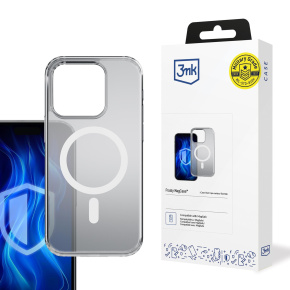 3mk ochranný kryt Frosty MagCase White pro Apple iPhone 16 Pro Max 3mk ochranný kryt Frosty MagCase White pro Apple iPhone 16 Pro Max