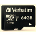VERBATIM MicroSDXC karta 64GB Premium, 44084, U1_O2 polep