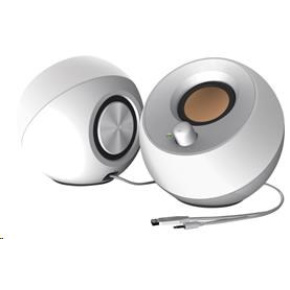 BAZAR - Creative repro Pebble - mobilní reproduktor - bílý - Poškozený obal (Komplet)