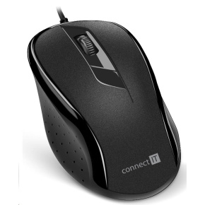 CONNECT IT Optická myš, USB, čierna