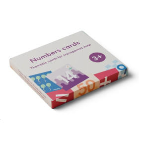 Primo Toys - tématické karty pro transparentní mapu - čísla