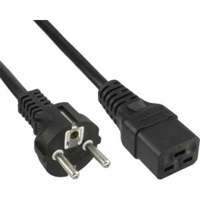 PremiumCord kabel síťový k počítači 230V 16A 1,5m IEC 320 C19 konektor PremiumCord kabel síťový k počítači 230V 16A 1,5m IEC 320 C19 konektor