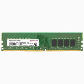 DDR4 DIMM 16GB 2666MHz TRANSCEND 2Rx8 1Gx8 CL19 1.2V