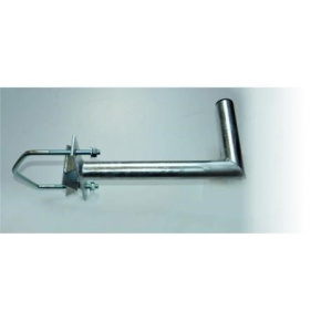 Držák antény na stožár do průměru 150mm s vinklem, žárový zinek, délka 35cm