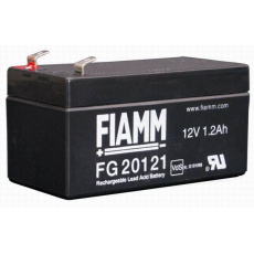 Baterie - Fiamm FG20121 (12V/1,2Ah - Faston 187 - 48mm), životnost 5let