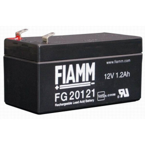 Batéria - Fiamm FG20121 (12V/1,2Ah - Faston 187 - 48mm), životnosť 5 rokov