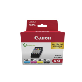 Canon CARTRIDGE CLI-581XXL C/M/Y/BK MULTI SEC Canon CARTRIDGE CLI-581XXL C/M/Y/BK MULTI SEC