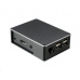 AKASA krabička pro Raspberry Pi 3 Model B/B+, Pi 2 Model B, Asus Tinker Board, black, Aluminium