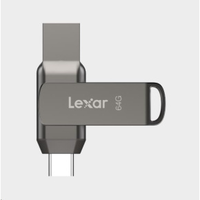 Lexar JumpDrive Dual Drive D400 Type-C/Type-C & Type-A, up to 130MB/s read (USB 3.1) 64GB