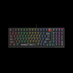 A4tech Bloody S98 Black RGB mechanická herní klávesnice, USB, CZ